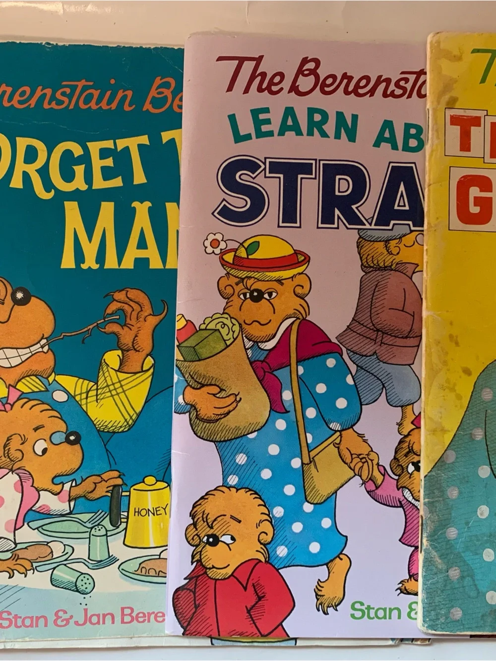Lot of 3 Bearstain Bear Books